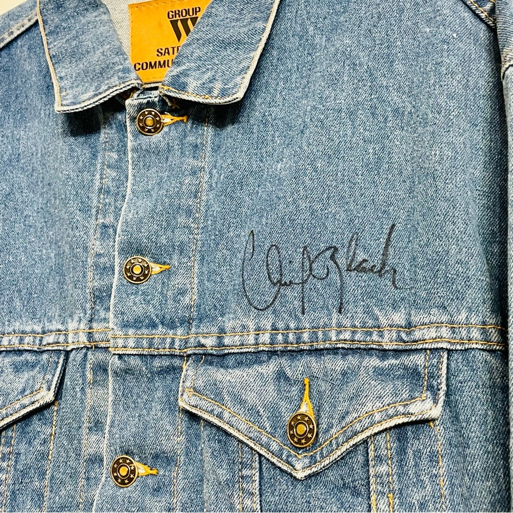 Personally Signed by CLINT BLACK County Music Awards Denim Jacket - Picture 4 of 9